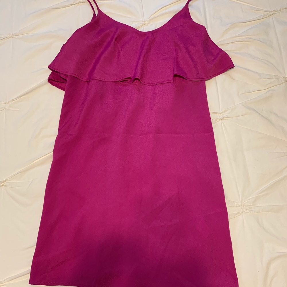 Pink mini dress
